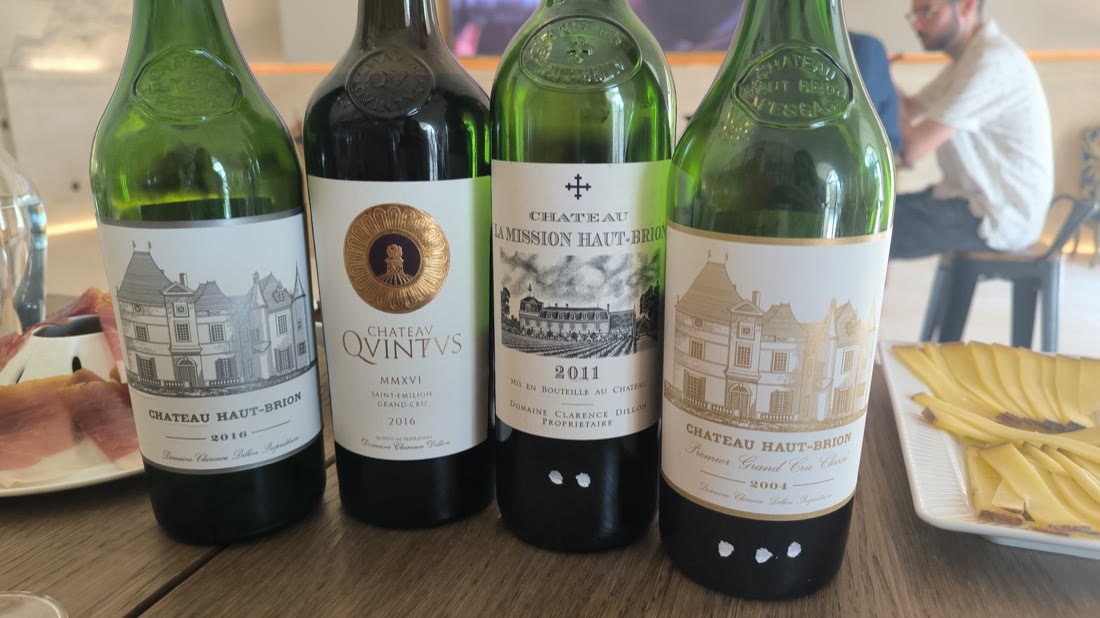 Dégustation · La cave du Château Haut-Brion