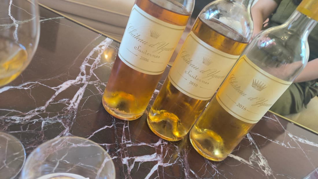 Dégustation · Château d’Yquem, Sauternes